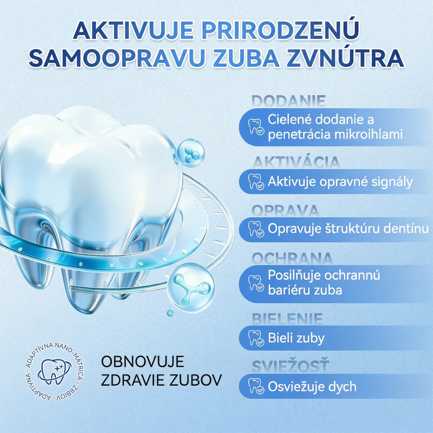 🦷𝐆𝐥𝐢𝐦𝐦𝐞𝐫𝐥𝐲® Tideglusib zuby a dasna Opravná náplasť s mikroihlami  | Pokročilé zubné pásiky s aktiváciou kmeňových buniek (obnova skloviny a dentínu • posilnenie ďasien • odstránenie zubného kameňa a zápachu • zastavenie citlivosti zubov)) 3.0