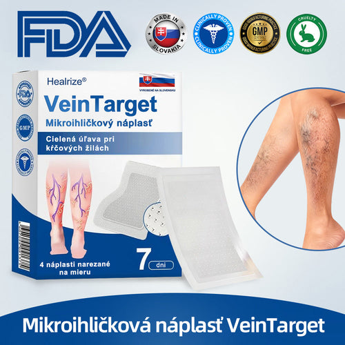Healrize® VeinTarget mikrojihlová náplasť 🚀 Okamžitá úľava, dlhodobé výsledky 🚀
