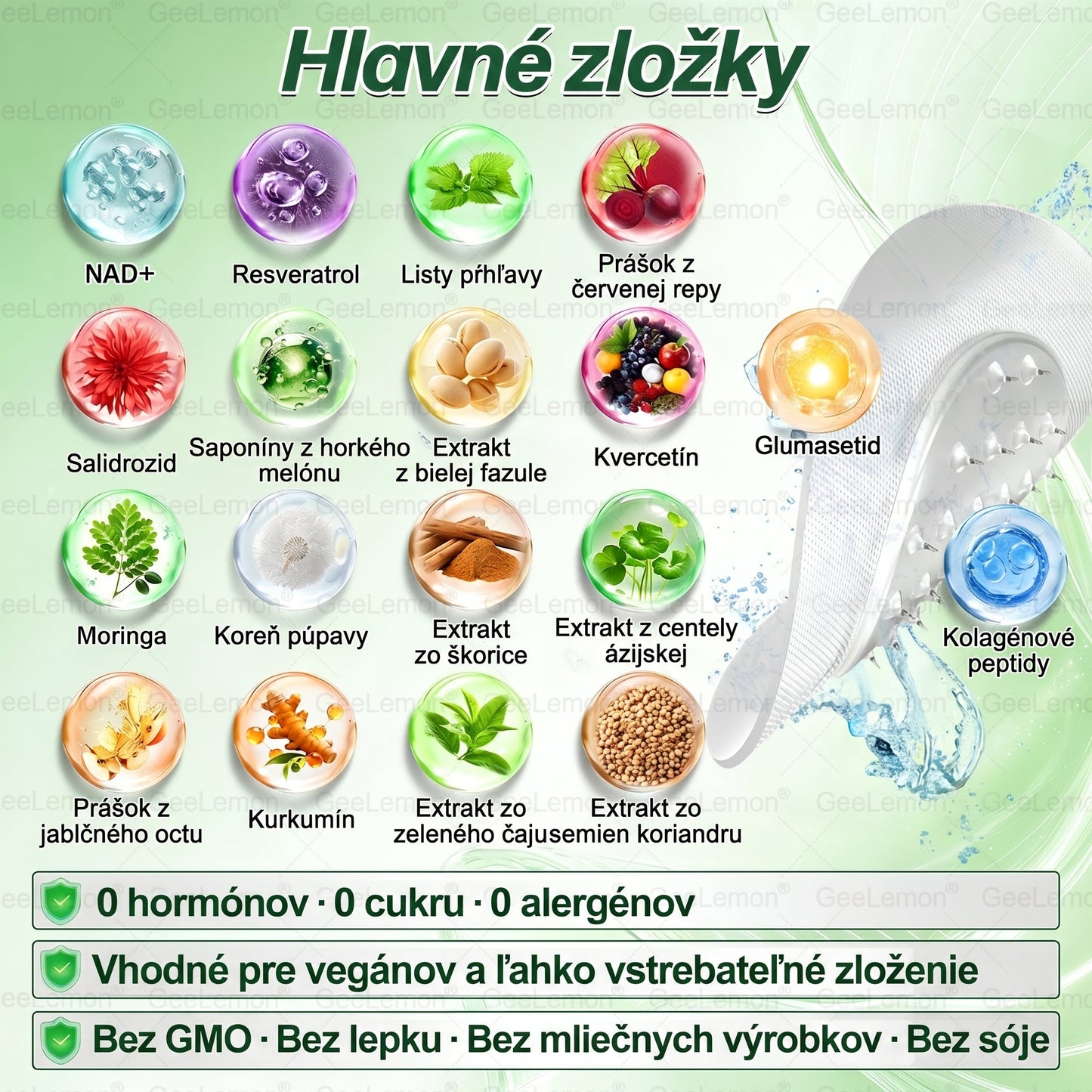 Oficiálne certifikované 🔥 Tisíce spokojných používateľov na Slovensku💗🥰𝐆𝐞𝑒𝐿𝑒𝐦𝐨𝐧® 𝐆𝐥𝐮𝐦𝐚𝐬𝐞𝐭𝐢𝐝𝐞  8 IN 1" TENKY A ZDRAVY MIKROIHLICKOVY PLASTER ((Iba raz denne, viditeľné zmeny do 7 dní))  ✅
