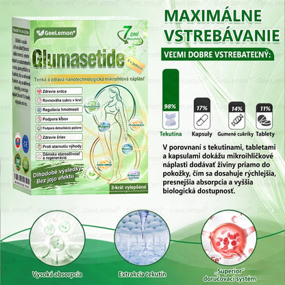 Oficiálne certifikované 🔥 Tisíce spokojných používateľov na Slovensku💗🥰𝐆𝐞𝑒𝐿𝑒𝐦𝐨𝐧® 𝐆𝐥𝐮𝐦𝐚𝐬𝐞𝐭𝐢𝐝𝐞  8 IN 1" TENKY A ZDRAVY MIKROIHLICKOVY PLASTER ((Iba raz denne, viditeľné zmeny do 7 dní))  ✅