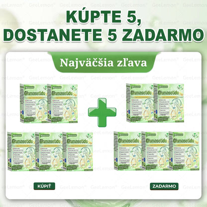Oficiálne certifikované 🔥 Tisíce spokojných používateľov na Slovensku💗🥰𝐆𝐞𝑒𝐿𝑒𝐦𝐨𝐧® 𝐆𝐥𝐮𝐦𝐚𝐬𝐞𝐭𝐢𝐝𝐞  8 IN 1" TENKY A ZDRAVY MIKROIHLICKOVY PLASTER ((Iba raz denne, viditeľné zmeny do 7 dní))  ✅