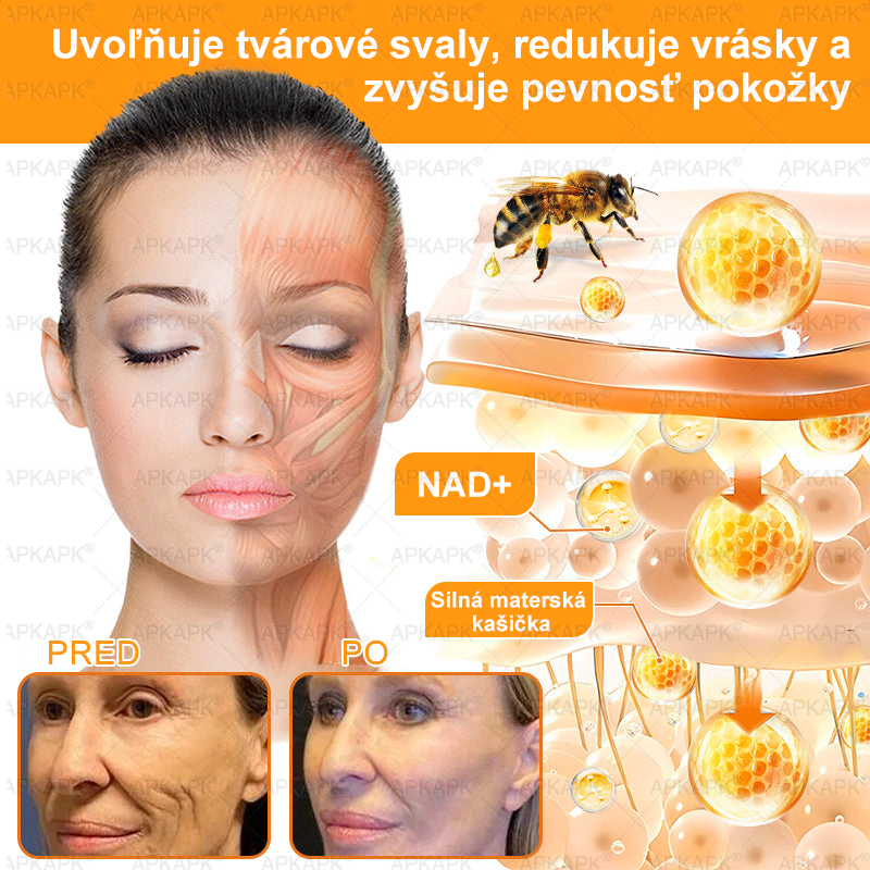 ✨APKAPK® Včelí jed regeneračný krém na pokožku 🔥 Vyvinuté na Slovensku, vyrobené a dodávané zo Slovenska🫏